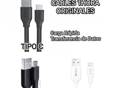 Cables Tipo V8 // Cable Micro USB // 1HORA - Img main-image