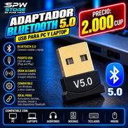 ADAPTADOR USB BLUETOOTH 5.0 – 2.000 CUP - Img 57877101