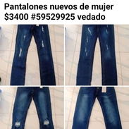 Pantalón azul de mujer - Img 57693831