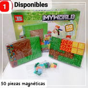 Bloques magnético de minecraft 50 piezas - Img 57452827