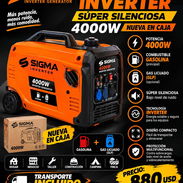 🔥 ¡OFERTA ESPECIAL! 🔥 ⚡ PLANTA ELÉCTRICA SIGMA INVERTER 4000W ⚡ 🤫 SÚPER SILENCIOSA • NUEVA EN CAJA • DOB - Img 57985115