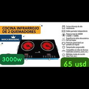 Cocina infrarrojo doble de 3000w garantía 15 días damos factura - Img 56212886