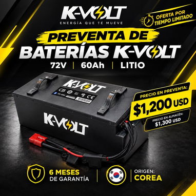 Todo en baterías k volt - 3/8
