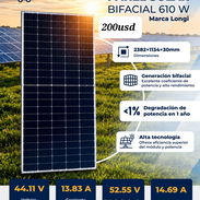 Panel Solar Bifacial 610W - Img 57884596