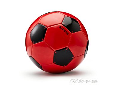 🛍️ PELOTA de Fútbol NUEVA a ESTRENAR ✅ Todo en BALONES Balón de FÚTBOL GAMA ALTA Original Kipsta - Decathlon Color Rojo - Img main-image