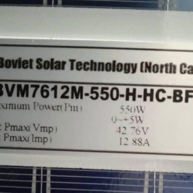 ☀️PANEL SOLAR BOVIET 550W ⚡ Bifacial y Monocristalino 🚀 Alta potencia y excelente rendimiento 🛺 Transporte incluido - 2/2