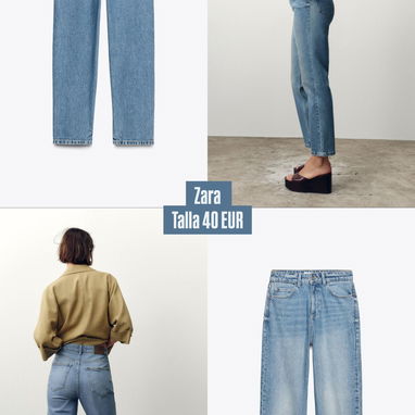 Jeans/Pantalones de Mezclilla de mujer Zara,Stradivarius y más - 10/10