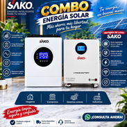 COMBO Inversor Sako de 5kwh 110v + Batería Sako de 10kwh !! - Img 58080343