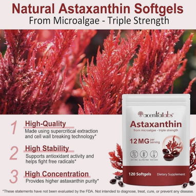 ASTAXANTINA 12MG TRIPLE FUERZA - Img 122076687