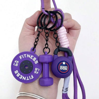📌 Llavero fitness ✨ Ideal para amantes del gimnasio y la vida saludable. 💪 Diseño divertido y resistente. 🎁 Perfecto - Img 123342444