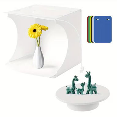 🍀Caja de Luz 9” con Plato Giratorio Motorizado🍀 - Img 120204299