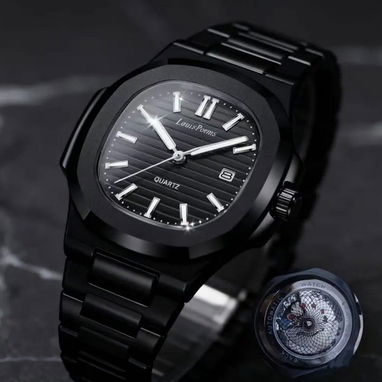 ⌚✨ Louis Poems Nautilus Pure Black ✨⌚ - Img 113872048