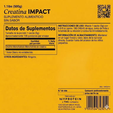 Myprotein Creatina // 100 Serv. - Img 126424283
