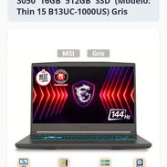 💻 MSI THIN 15 – GAMING + RENDIMIENTO PROFESIONAL ⚡ - Img 55213236