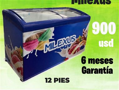 Exhibidora Heladera Milexus 12 pies. Nuevas - Img main-image-45573906