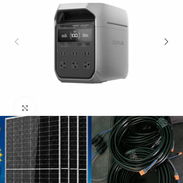Combo de delta 3 plus con panel y cable de 10 metros Con un panel 1050 usd 💸 Con dos paneles 1430 usd 💸 - Img 56899639