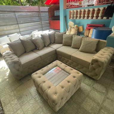 Juegos de sala y de cuarto colchones originales de exportación domicilio totalmente gratis - Img 123430525