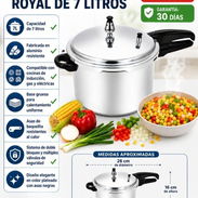OLLA DE PRESIÓN ROYAL 7 L, ENTREGA DE FACTURA, VARIEDAD DE ÚTILES DEL COCINA, ETC - Img 55548461