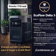 EcoFlow Delta 3 - 1800W / Carga Ultra Rápida (Nueva / Factura / Envío Gratis) + Envío y Ensamblaje incluido!! - Img 55035509
