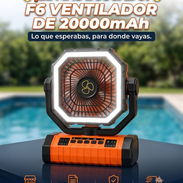 Ventilador Recargable de 20000mah modelo F6 🧡 * Por unidad: 75 USD * Por cantidad (+5): 64 USD - Img 55859675