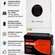 Kit de Inversor 6.2kw (110v/220v) + Batería 5kw P0168-AV002 - Img 56969667