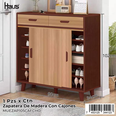 Zapateras de madera con cajones - Img 124481060
