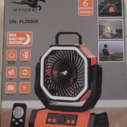 Ventilador lámpara recargable BUEN PRECIO, F6,20000mah,4veloc ,hasta 58horas dura carga llame53317308.nuevo. - Img 52550765