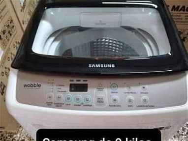 Lavadora Samsung automática de 9kg con propiedad, garantía y domicilio - Img main-image-45630427