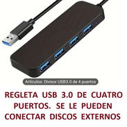 REGLETA USB 3.0 DE 4 PUERTOS USB. TENGO MENSAJERIA POR UN COSTO ADICIONAL A VARIOS MUNICIPIOS DE LA HABANA - Img 57594829