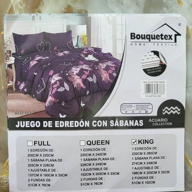 Edredón Reversible / King - 5/9