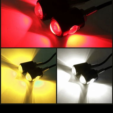 Tornillos para la chapa de su carro o moto con luz led ojo de angel espectaculares cero multas por luz de chapa. - Img 80720934