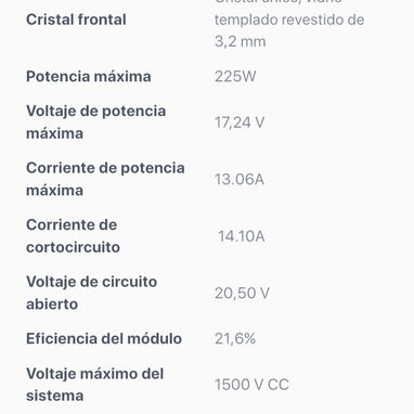 Panel solar 225 W. Monofacial longi. 150 USD - 2/3