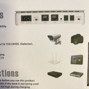 DC UPS M1550 – Mini UPS / Power Bank para Redes y Equipos de Seguridad, ENTREGA DE FACTURA - Img 123142599