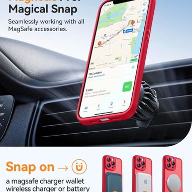 Funda Magnética para iPhone 13 Pro – Red | videojuegoshabana.com - Img 122997679