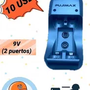 Cargador de Pilas recargables AA Y AAA 9V 2puertos en 10USD - Img 56707923