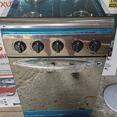 Cocina 4 hornillas y de gas con Horno Milexus Magneto, Tapa de Cristal , Acero Inoxidable Precio $250 USD Transporte inc - Img 124540975