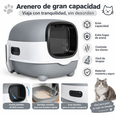Arenero Cerrado para Gatos - 2/4