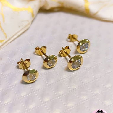 Aretes originales Oro 10K. El precio varía según el modelo. LM joyería. Garantía en su compra - Img 121566482