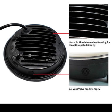 Pantalla 5.75 pulgadas para moto GN125 y muchas más LED calidad q trae luz diurna e intermitente o luz diurna amarilla. - Img 80358350