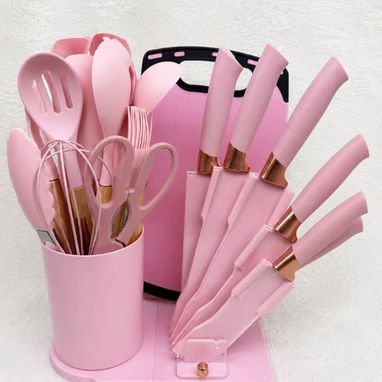 Set de Utensilios de Cocina de Silicona — 19 Piezas — - 5/6