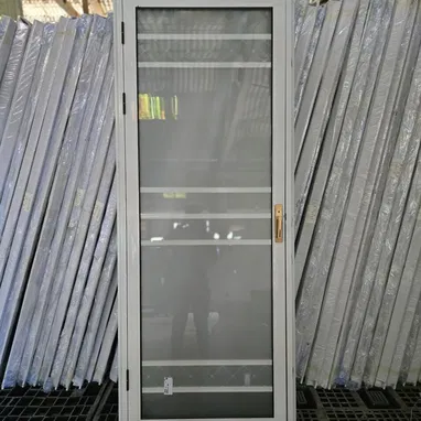 PUERTA DE ALUMINIO IMPORTADA (Doble Cristal Templado) - 2/3