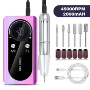 35 Usd - MAQUINA PARA UÑAS Taladro eléctrico recargable para uñas, 45000RPM - Img 52620970
