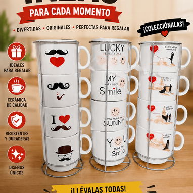 Juego de tazas para café y té - Img 122576210