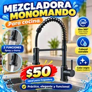 MEZCLADORA MONOMANDO PARA COCINA | MESCLADORA | LLAVE PARA FREGADERO | MEZCLADORA PARA FREGADORA | GRIFO | LLABE | - Img 54658924