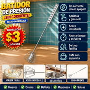 BATIDORA DE MANO | BATIDOR DE MANO METALICO | COCINA | HUEVO | MERENGUE - Img 58350454