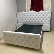 Camas Tapizadas con Mesas y Garantía. Envío Gratis. - Img 54319660