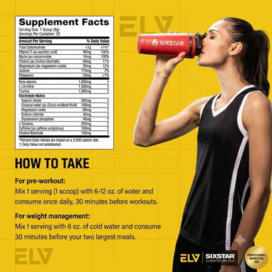 Pre Workout Six Star // Sabor: Sandía V2 // 30 Serv - 2/2