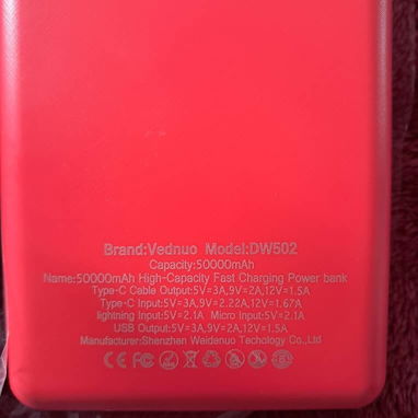 😎Cargador portátil/powerbank de 50 000 mAh😎 tm38*_____ - 3/3