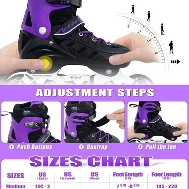 Patines de Poliuretano Nattork New originales #38-41 - 2/5