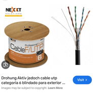 Cable f/utp cat6 para exteriores negro - Img 45320006